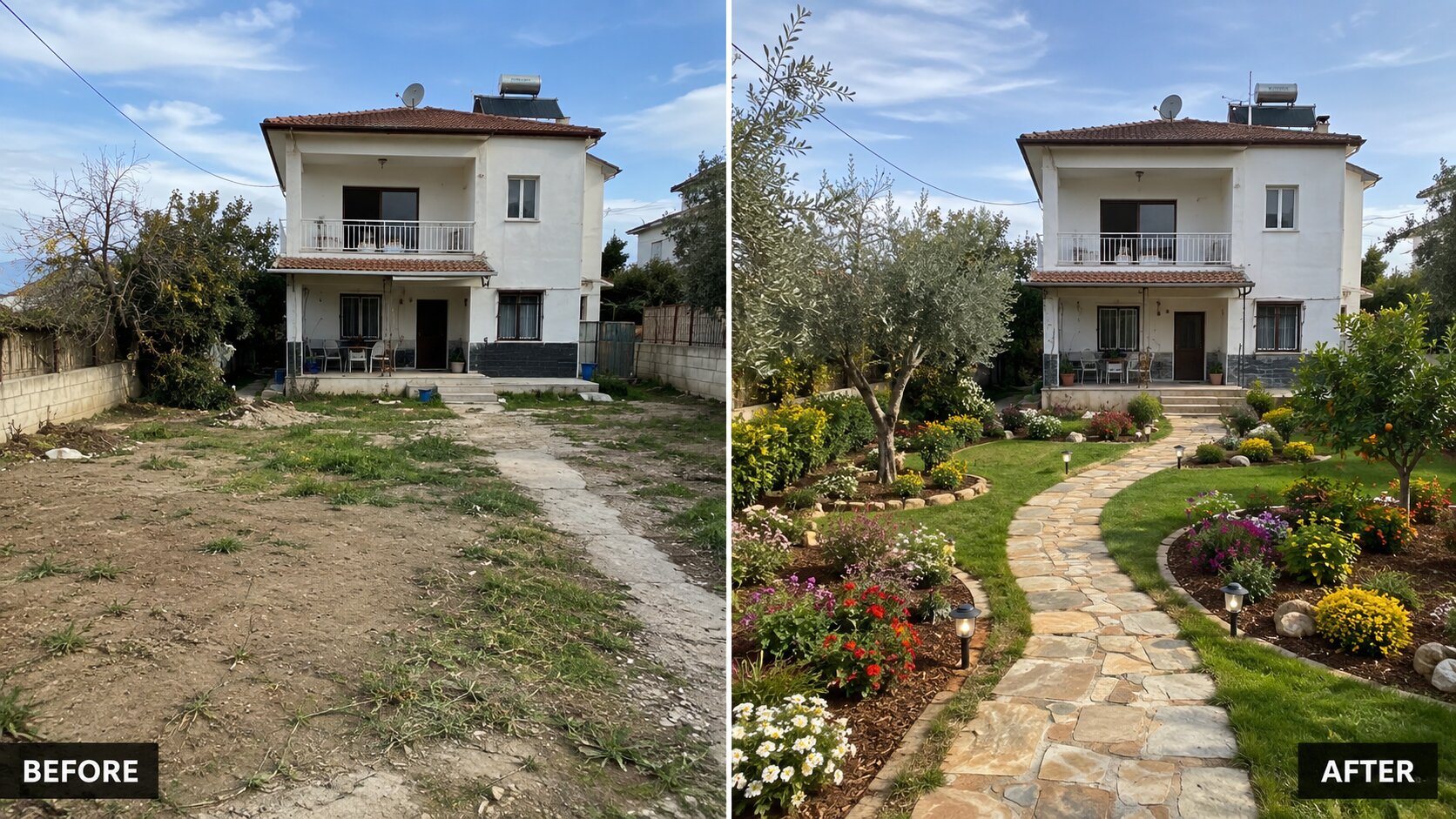 Peyzaj tasarımı ve çevre düzenleme uygulaması